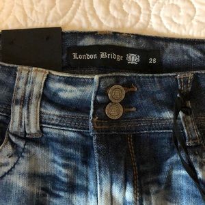 London Bridge Jean Skirt